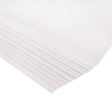 A close-up angled view of stacked White Cardboard A4 (Pasteboard) sheets highlights the crisp white finish and layered edges. The smooth surface and thin yet sturdy 250gsm construction are visible, showing the material’s suitability for cutting, model making, collage and classroom craft activities.