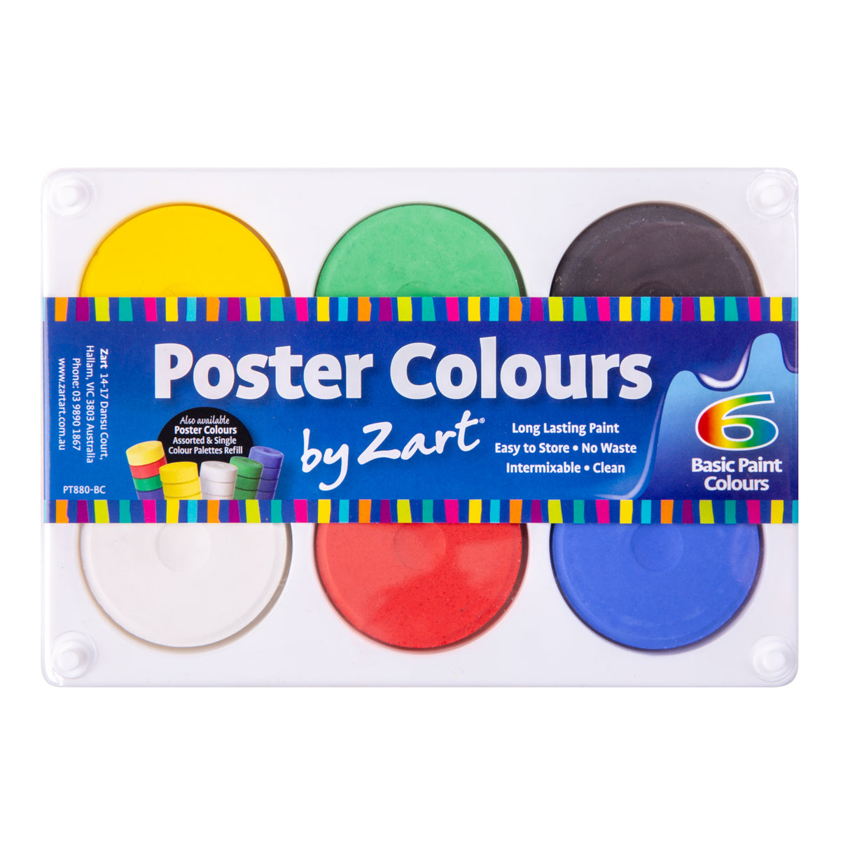 Poster Colours Paint Sets Pack of 4 - Zart