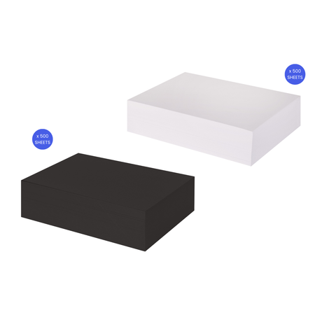Black & White Cover Paper A4 - Pack of 1000 - Zart