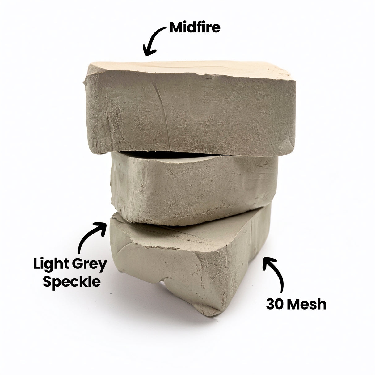 Clayworks Chris' Midfire Light Speckle 10kg