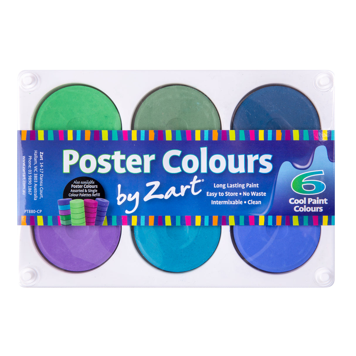 Poster Colours Paint Sets Pack of 4 - Zart