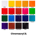 Chromacryl Acrylic Paint 2L Bottles