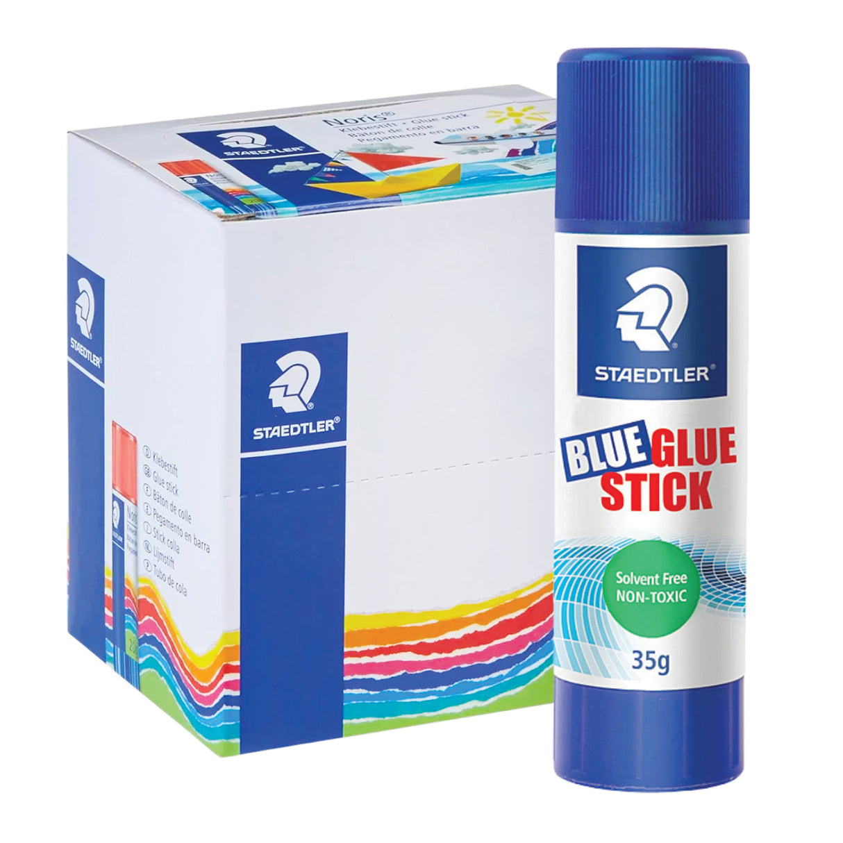 Staedtler Blue Glue Stick 35g Pack of 10