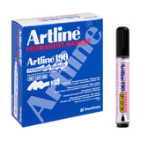 Artline 190 Dry Safe Permanent Marker Black Pack of 12 - Zart