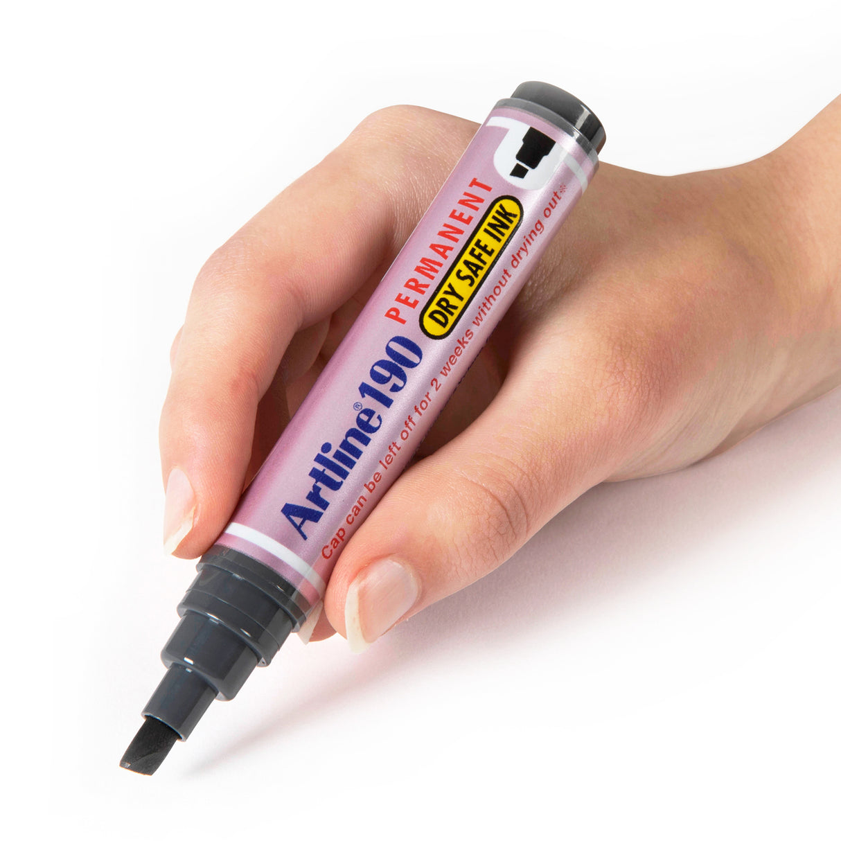 Artline 190 Dry Safe Permanent Marker Black Pack of 12 - Zart