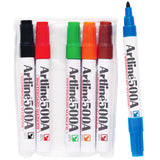 Artline 500A Whiteboard Markers Assorted Pack of 6 - Zart