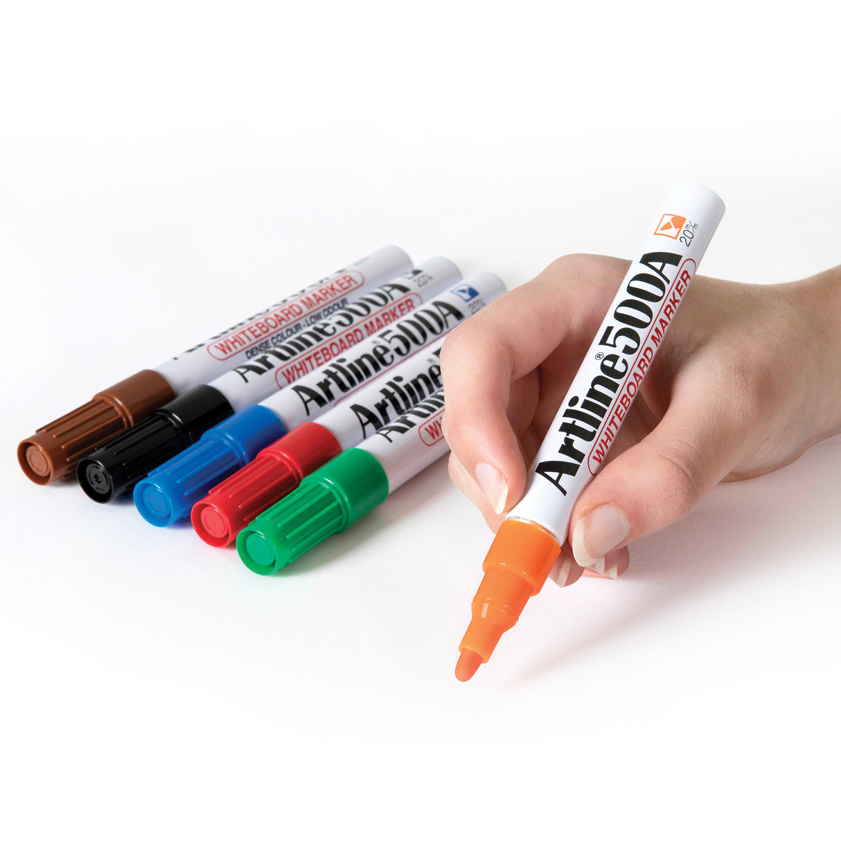 Artline 500A Whiteboard Markers Assorted Pack of 6 - Zart