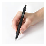 Artline Ikonic Retractable Grip Ballpoint Pen Black Pack of 12 - Zart