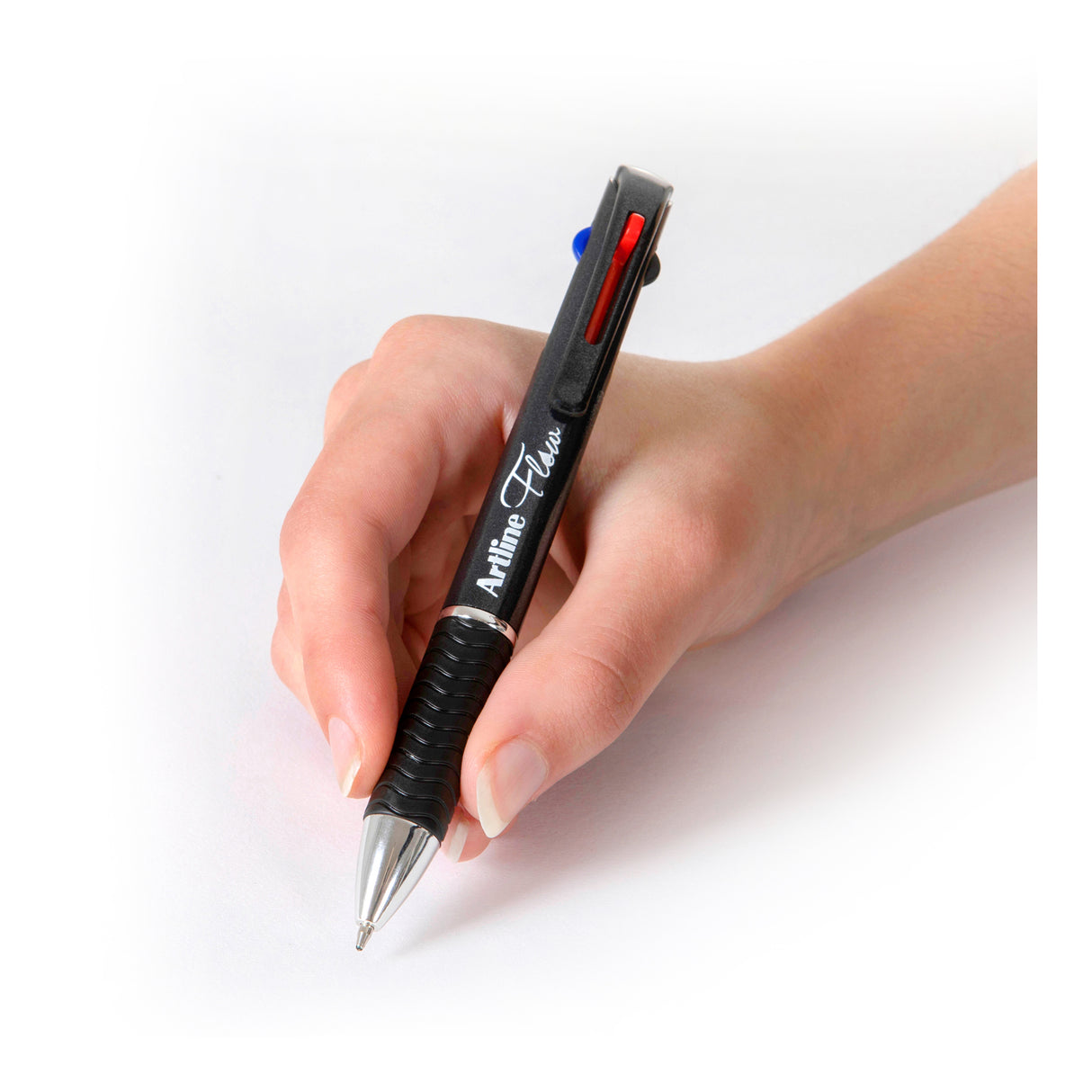 Artline Flow 4 Colour Retractable Ballpoint Pen Pack of 12 - Zart