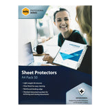 Marbig Pro Sheet Protectors A4 Antimicrobial Pack of 50 - Zart