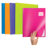 Marbig Refillable Display Books A4 20 Pocket Asst Colours Pack 12 - Zart
