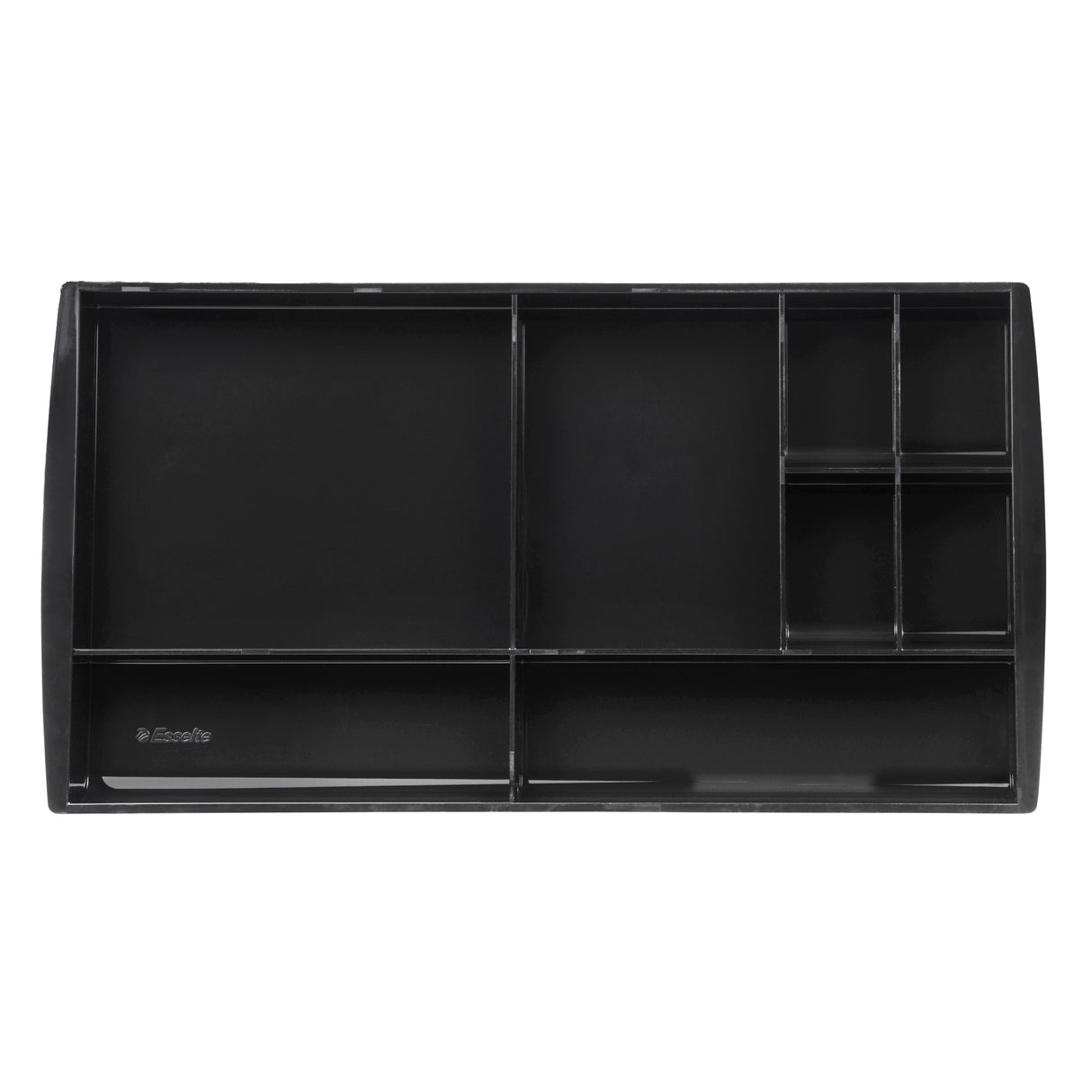 Esselte Nouveau Drawer Tidy Tray (365 x 195 x 27 mm) Black 8 compartment - Zart
