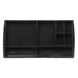 Esselte Nouveau Drawer Tidy Tray (365 x 195 x 27 mm) Black 8 compartment - Zart