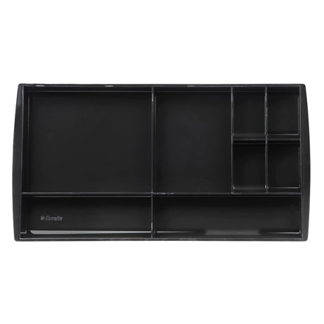Esselte Nouveau Drawer Tidy Tray (365 x 195 x 27 mm) Black 8 compartment - Zart