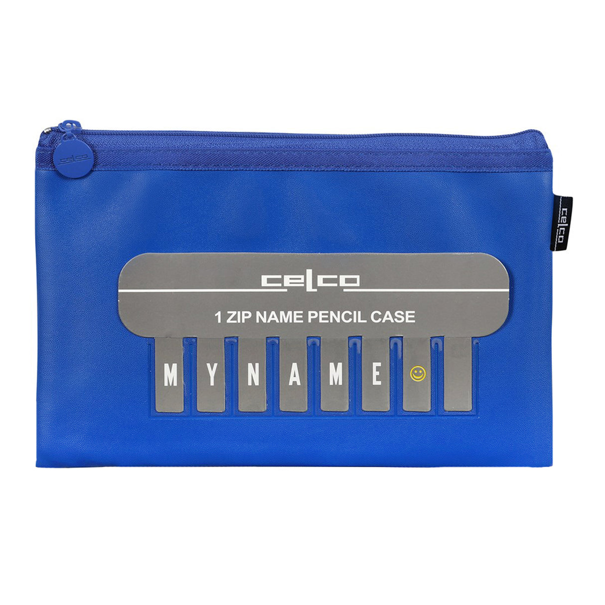 Pencil Case with Name Small One Zip (225 x 140 mm) Asst Colours - Zart