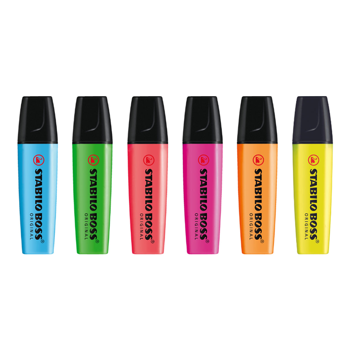 Stabilo Boss Highlighter Asst Colours Pack of  6 - Zart