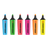Stabilo Boss Highlighter Asst Colours Pack of  6 - Zart