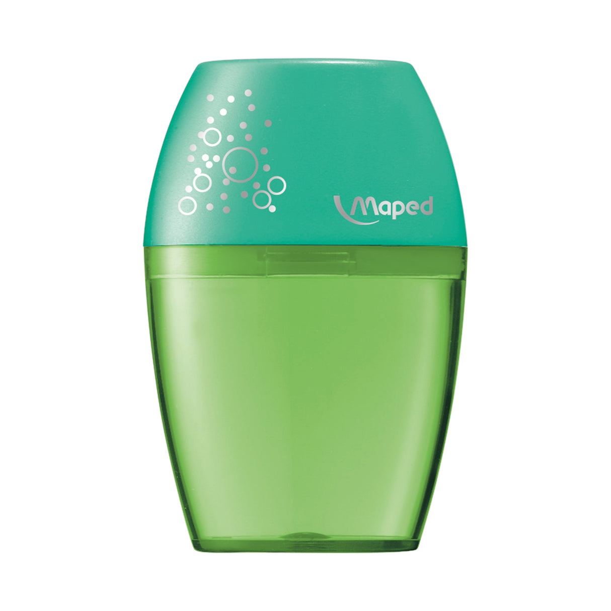 Maped Sharpener 1 Hole with Shavings Container Asst Colours - Box of 25 - Zart