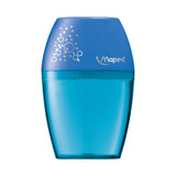 Maped Sharpener 1 Hole with Shavings Container Asst Colours - Box of 25 - Zart