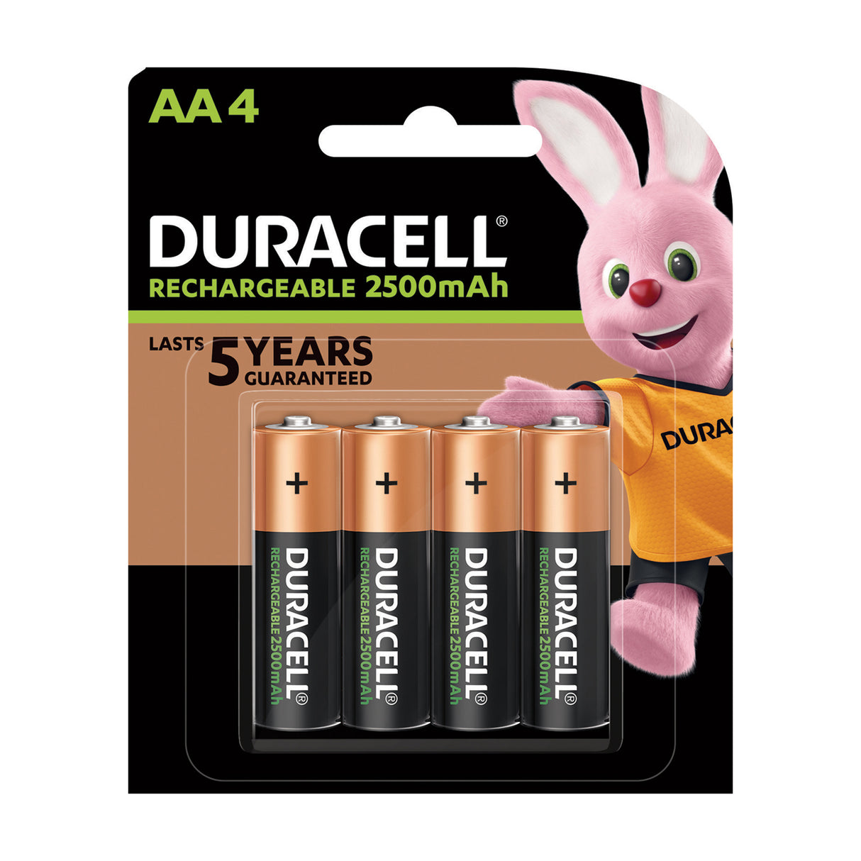 Duracell Rechargeable Batteries AA Pack of 4 - Zart