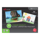 GBC Signature Laminating Pouches 80 micron Pack of 100 - Zart