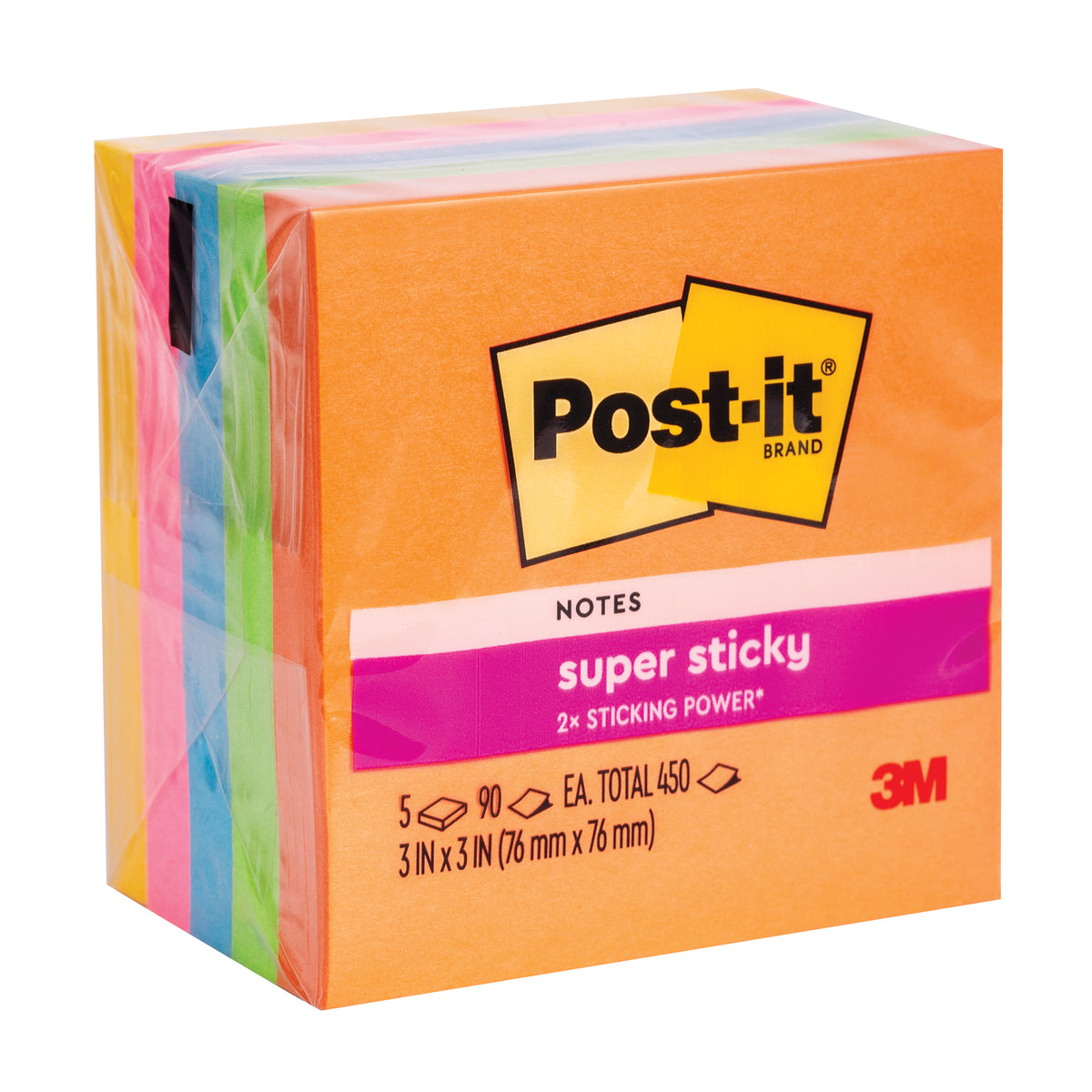 Sticky Notes Packing Post-it Notes Super Sticky Pack of 5