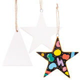 Ceramic Star and Triangle Pack of 10 - Zart