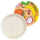 Palm Leaf Plate Round 18cm 25s