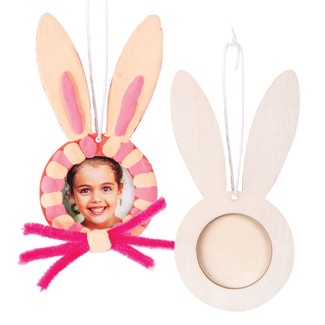 Wooden Bunny Ears Frame Pack of 10 - ZART