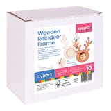 Wooden Reindeer Frame Pack of 10 - Zart