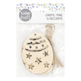 Wooden Easter Egg Baubles Pack of 6 - Zart