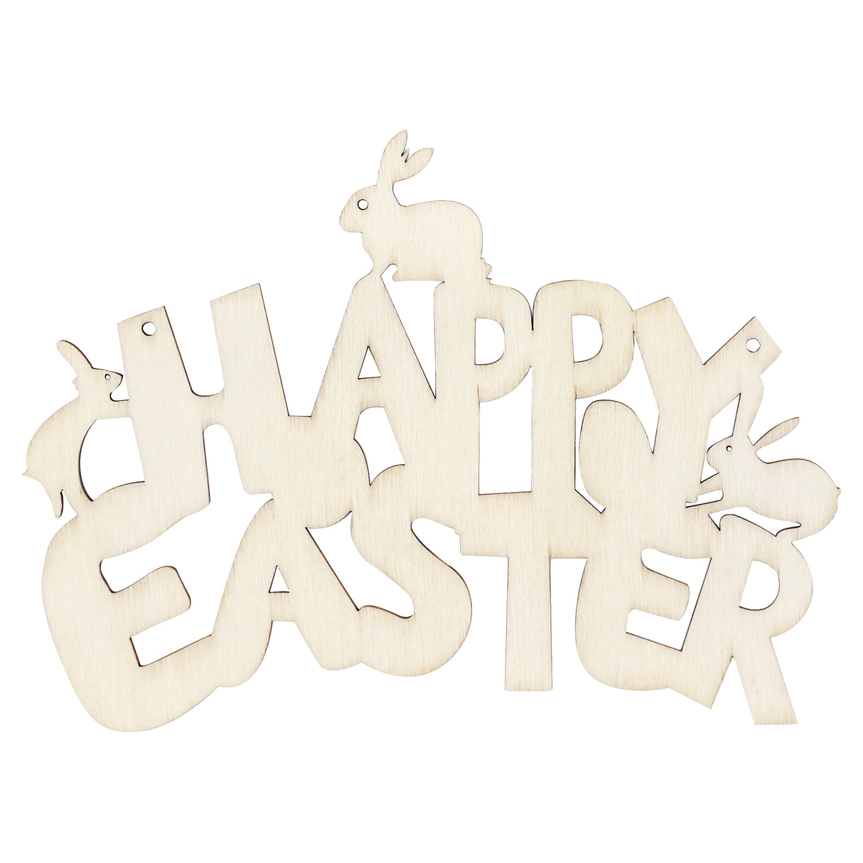 Wooden Happy Easter - Zart