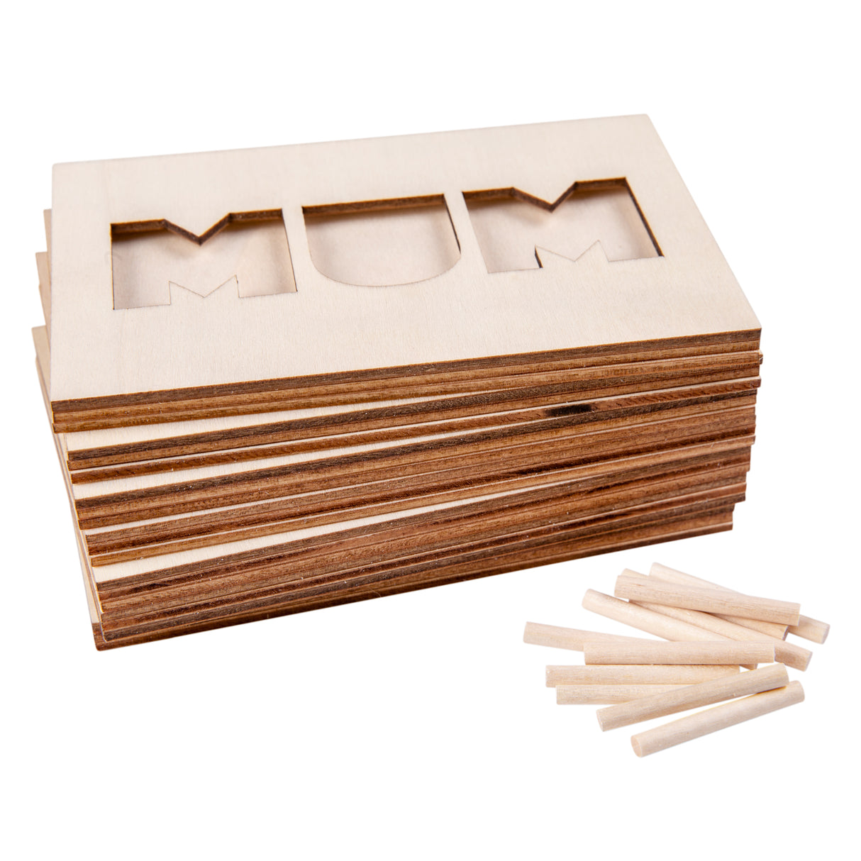 Wooden Mum Frame Pack of 10 - Zart