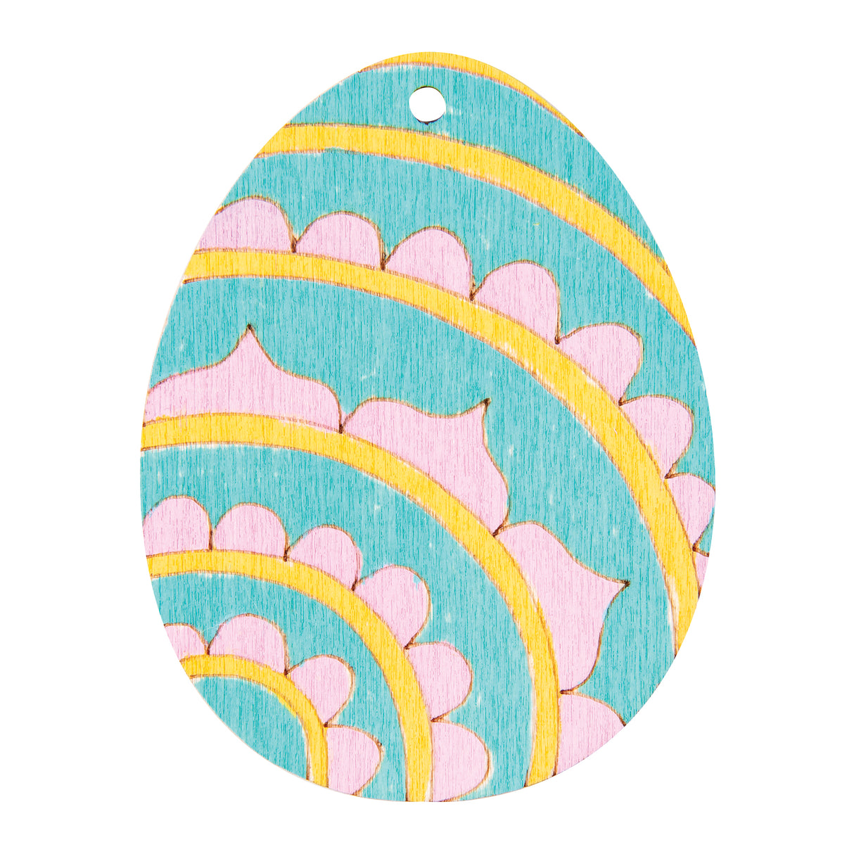 Wooden Easter Egg Craft Shapes Pack of 30 - ZART
