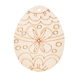 Wooden Easter Egg Craft Shapes Pack of 30 - ZART