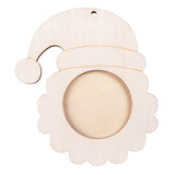 Wooden Santa Face Frames Pack of 10 - ZART