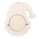 Wooden Santa Face Frames Pack of 10 - ZART