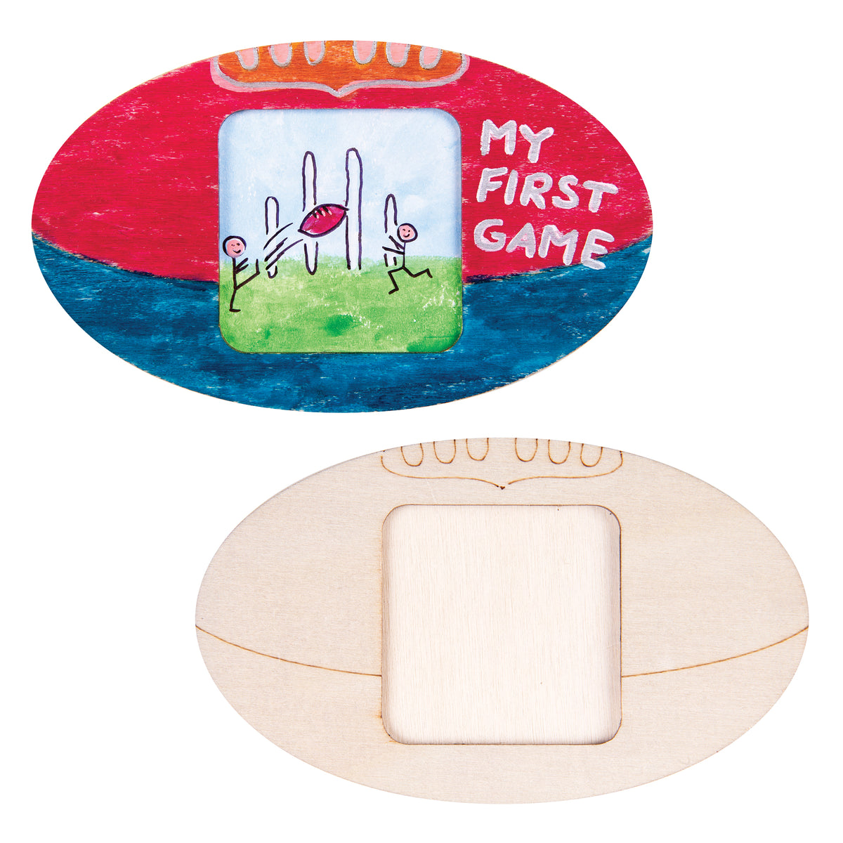 Zart Wooden Footy Frame Pack of 10