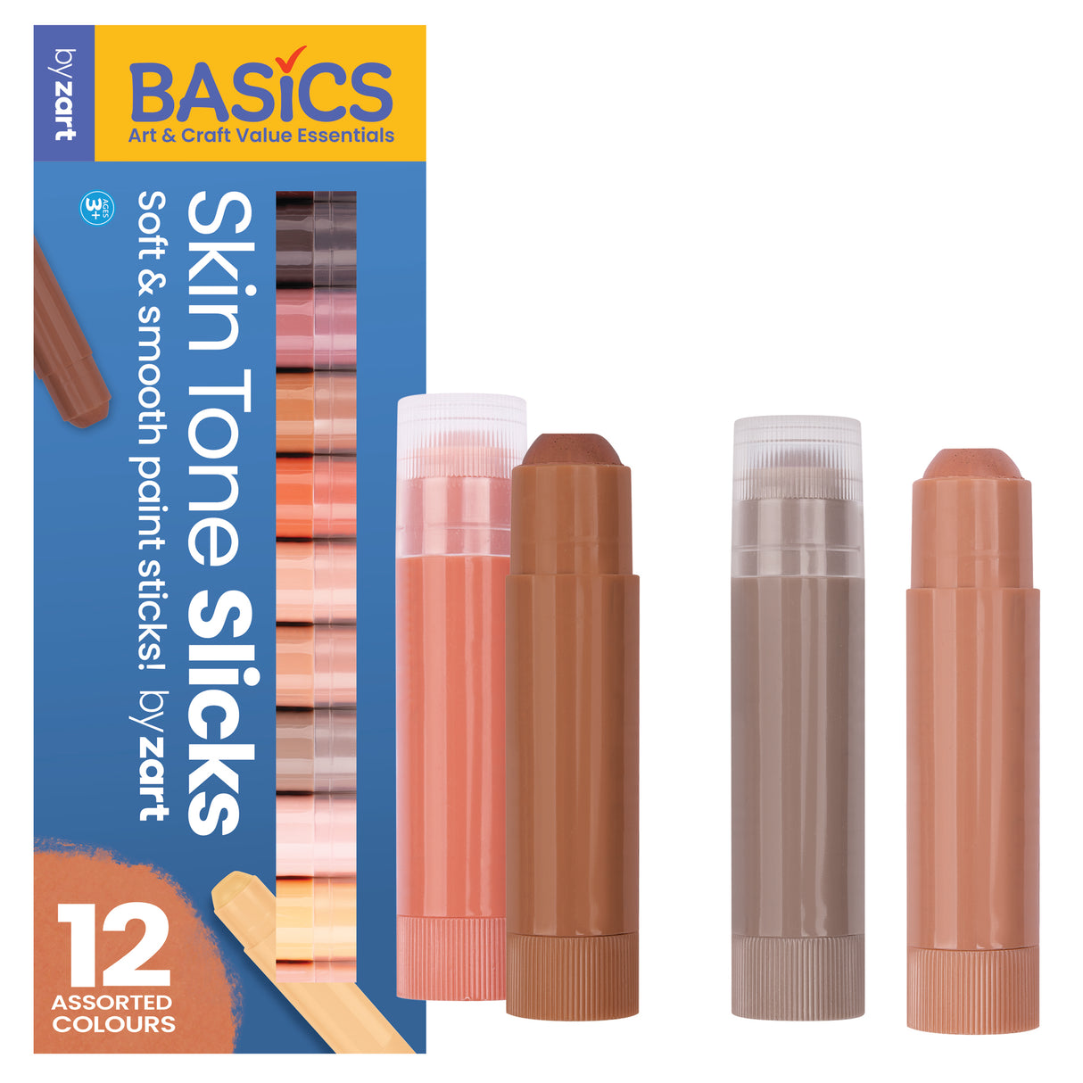 Slicks by Zart Skin Tone Pack of 12 - Zart