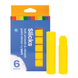 Slicks by Zart Yellow Pack of 6 - Zart