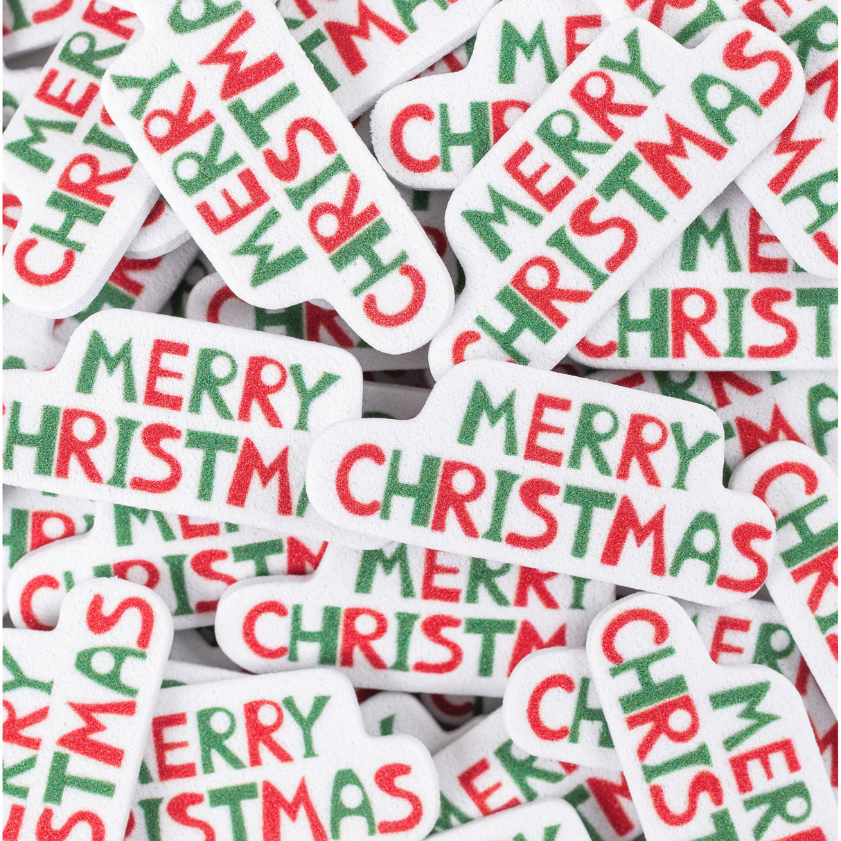 Merry Christmas EVA Foam Stickers Pack of 100 - Zart