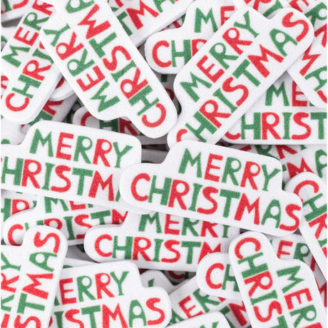 Merry Christmas EVA Foam Stickers Pack of 100 - Zart