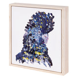 Floating Wooden Box Watercolour Canvas 20.3 x 20.3cm