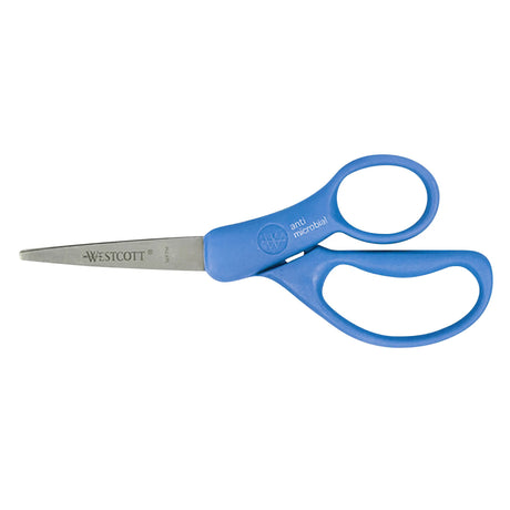 Westcott Scissors Blunt Pointed Tip Stainless Steel Dark Blue 15cm - Zart