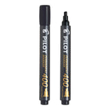 Pilot Permanent Marker 400 Chisel Tip Black - Zart