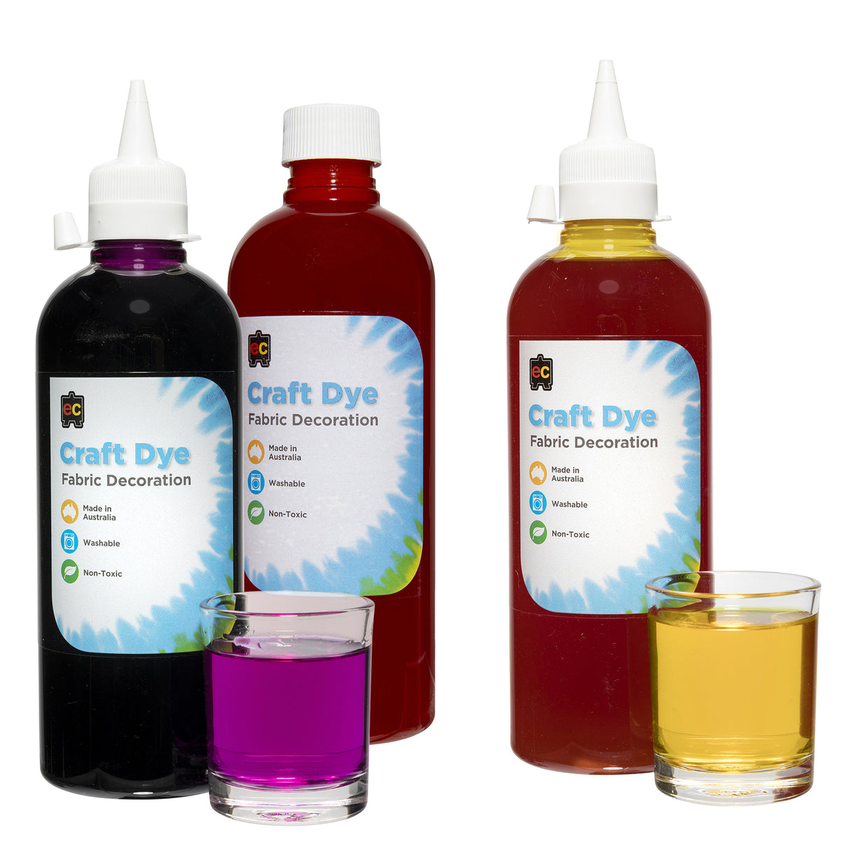 EC Craft Dye 500mL Pack of 6 - Zart