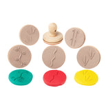 EC Wooden Dough Stamps Pack of 6 (Indigenous Australian) - Zart