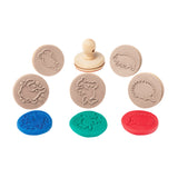 EC Wooden Dough Stamps Pack of 6 - Zart