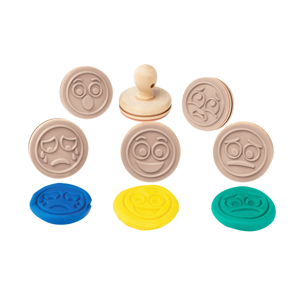 EC Wooden Dough Stamps Pack of 6 - Zart