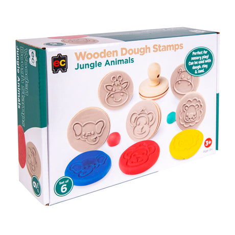 EC Wooden Dough Stamps Pack of 6 - Zart